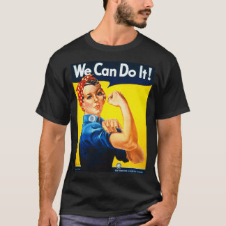 T-shirt Nous Pouvons Le Faire Poster Rosie Le Riveter Girl