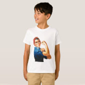 T-shirt Nous pouvons le faire Rosie le pouvoir des femmes  (Devant entier)