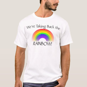 T-shirt Nous reprenons l'arc-en-ciel avec la Bible Verse