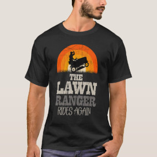T-shirt Nous Roulons À L'Aube Papa Lawn Mower Faire Rire J