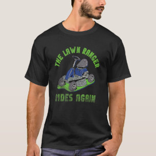 T-shirt Nous Roulons À L'Aube Papa Lawn Mower Faire Rire J