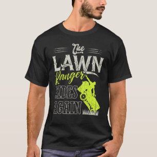 T-shirt Nous Roulons À L'Aube Papa Lawn Mower Faire Rire J
