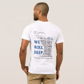 T-shirt Nous roulons profondément (Dos entier)