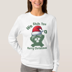 T-shirt Nous Shih Tzu un Joyeux Noël, Shih Tzu Lover