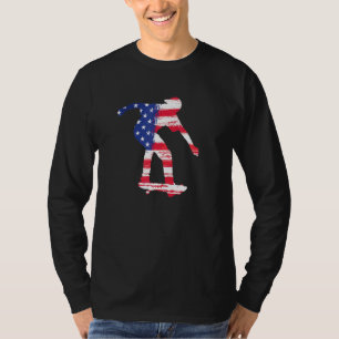 T-shirt Nous Skateboarder Us Skateboard Skateboard Skater