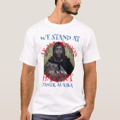 T-SHIRT NOUS SOMMES À ARMAGEDON ET JIG POUR HALIBUT (Devant)