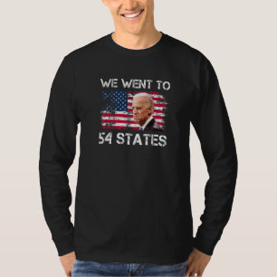 T-shirt Nous sommes allés dans 54 États Drapeau américain
