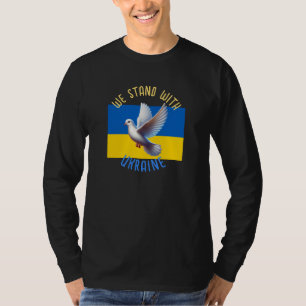 T-shirt Nous Sommes Avec L'Ukraine