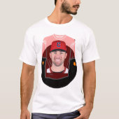 T-shirt Nous sommes avec vous david fry (Devant)