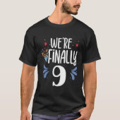 T-shirt Nous Sommes Enfin 9 Célébrer Twin Twins Py Neuf 9E (Devant)