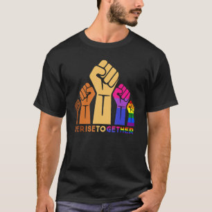 T-shirt Nous Sommes Ensemble Lgbtq+ Fierté Justice sociale