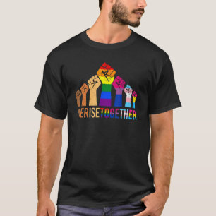 T-shirt Nous Sommes Ensemble Lgbtq Pride Justice sociale E