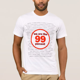 T-shirt Nous sommes les 99 pour cent