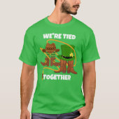 T-shirt NOUS SOMMES LIÉS ENSEMBLE Fun Couples St Patrick's (Devant)