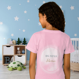 T-Shirt Nous sommes sur Cloud 9 Fête prénatale grande sœur