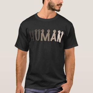 T-shirt Nous sommes tous humains une communauté mondiale