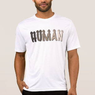 T-shirt Nous sommes tous humains une communauté mondiale