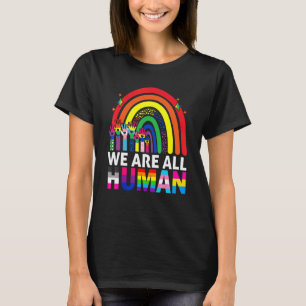 T-shirt Nous sommes tous Human Pride Ally Rainbow Lgbt Fla