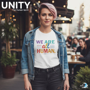 T-shirt Nous sommes tous une fierté LGBTQ humaine