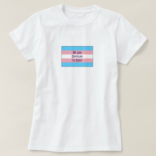 T-shirt Nous sommes trans... (Design devant)