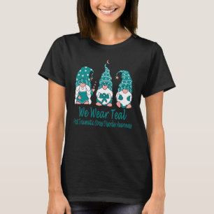 T-shirt Nous Sommes Turquoises Pour Les Troubles De Stress