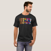 T-shirt Nous Soulageons Ensemble Black Pride Blm Lgbt Levé (Devant entier)