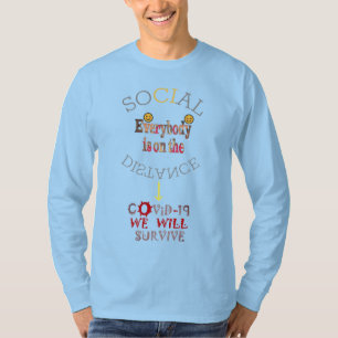 T-shirt Nous survivrons à COVID-19 : Un message de résilie