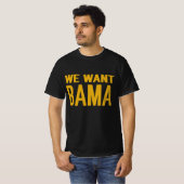 T-shirt Nous voulons une chemise Bama (Devant entier)