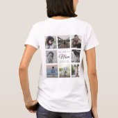 T-shirt NOUS VOUS AIMONS MOM Modern Chic Family Photo Coll (Dos)