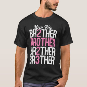 T-shirt Nouveau Big Brother 2023 Grossesse de frère rose A