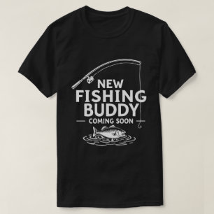 T-shirt Nouveau Buddy De Pêche Prochainement - Grossesse M