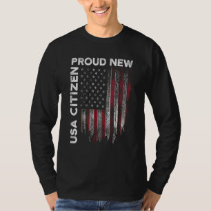 T-shirt Nouveau citoyen américain Citoyenneté américaine 4