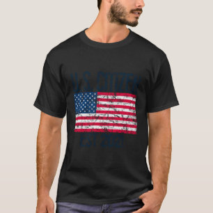 T-shirt Nouveau citoyen américain Est 2021 citoyen immigré