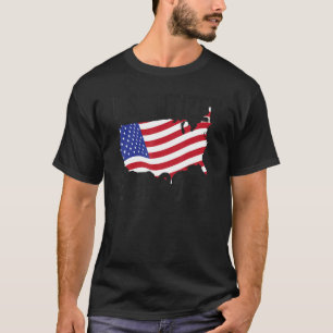 T-shirt Nouveau citoyen américain Est 2023 Drapeau américa