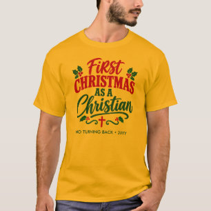 T-shirt Nouveau croyant chrétien PREMIER NOËL