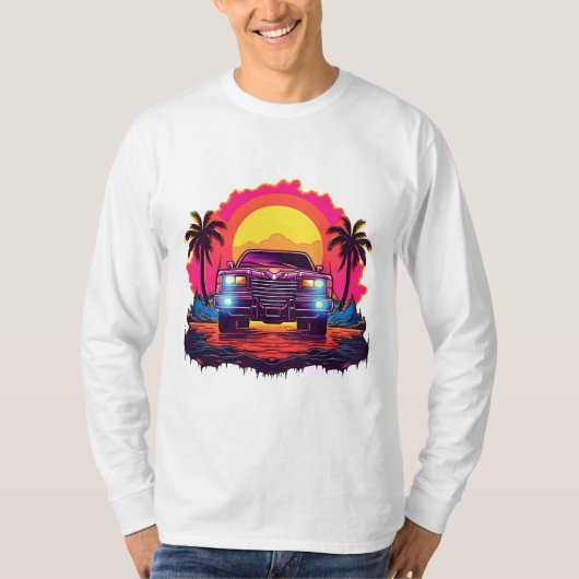 T-shirt Nouveau design de conduite automobile (Devant)