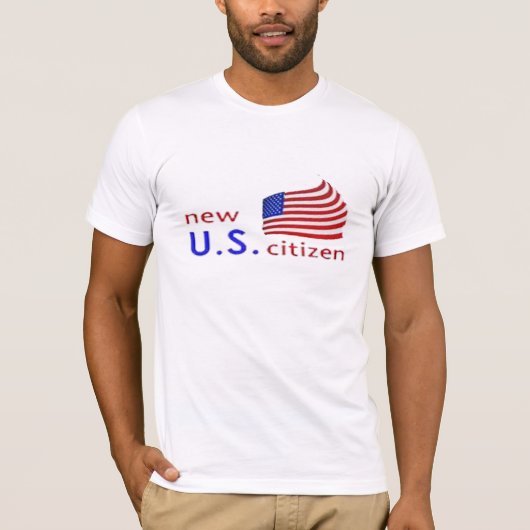 T-shirt nouveau drapeau citoyen américain star n rayures d (Devant)