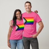 T-shirt Nouveau drapeau de la fierté de progrès #tee #LGBT (Unisexe)