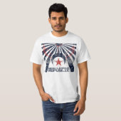 T-shirt Nouveau drapeau lunaire de République (Devant entier)