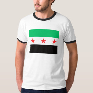 T-shirt Nouveau drapeau syrien de la liberté post révoluti