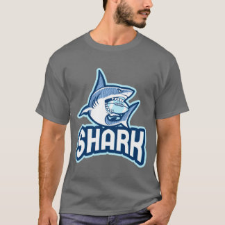 T-shirt Nouveau jeu de football requin