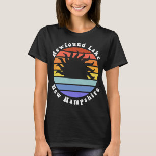 T-shirt Nouveau lac New Hampshire Lever de soleil Vacances