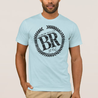 T-shirt Nouveau logo "BR" Tee (bleu poudreux)