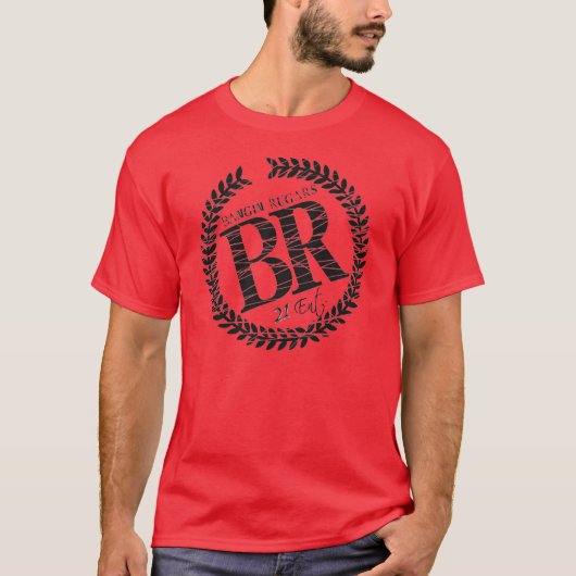 T-shirt Nouveau logo "BR" Tee (rouge) (Devant)