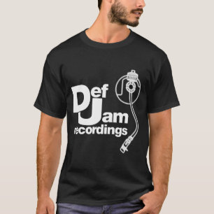 T-shirt Nouveau logo des enregistrements Def Jam Clic Rap