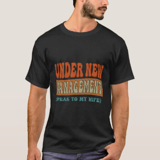 T-shirt Nouveau Mari sous le nouvel agent Mariage Enet