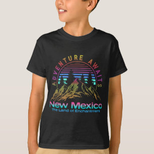 T-shirt Nouveau Mexique État Rétro Vintage Extérieur &