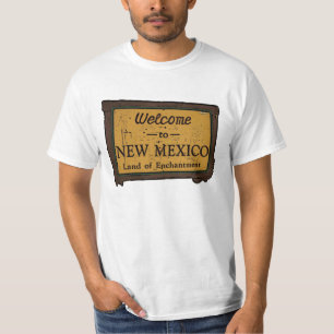 T-shirt Nouveau Mexique signe de bienvenue les gars valeur