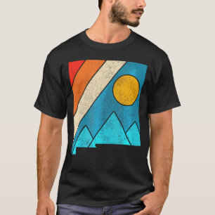 T-shirt Nouveau-Mexique State Map Mountains Hiking Pride