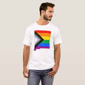 T-shirt Nouveau-Mexique State Pride LGBTQ Progress Pride (Devant entier)